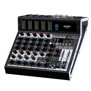 BOMGE 06S Professional 6-Channel Audio Mixer na 99 DSP & Bluetooth