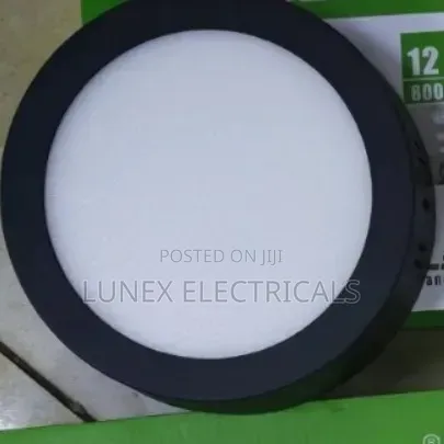 3-in-1 LED Surface Panel Light - Nyeusi - 1