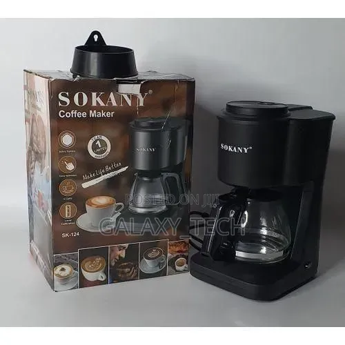 Sokany SK-124 Drip Coffee Maker - Vikombe 6 - 1