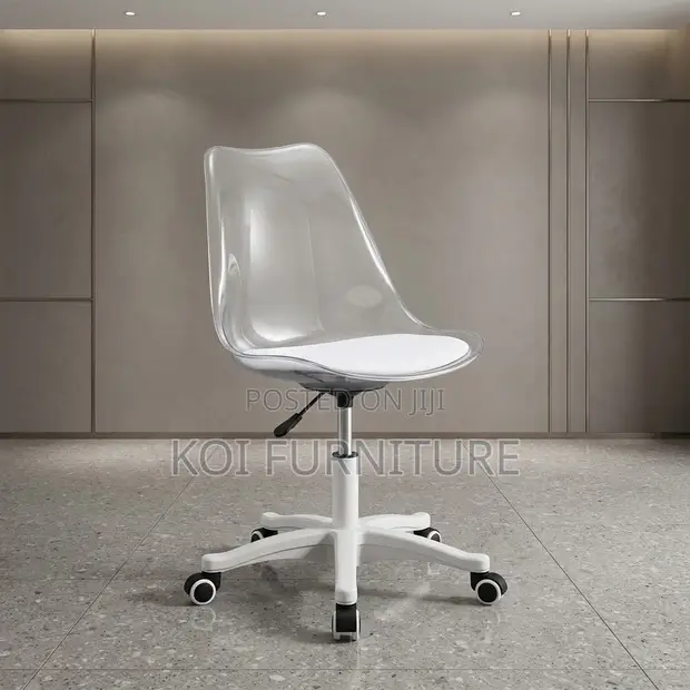 Clear Backrest Mid Clerical Home Seat - 1