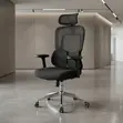 High Executive Office Chair with Dual Backrest Support - 4