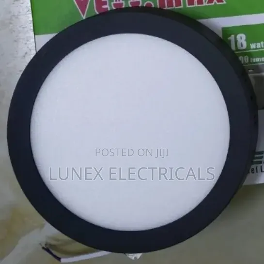 3-in-1 LED Surface Panel Mwanga - Nyeusi - 1