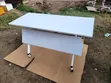 Modern Mobile Office Desk - White - 1