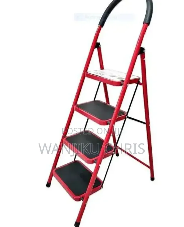 4-Step Aluminum Home Ladder - 1