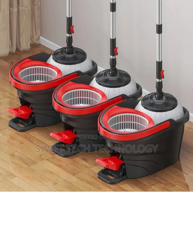 12L Spin Mop with Foot Pedal - 1
