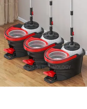 Spin Mop ya Lita 12 na Foot Pedal