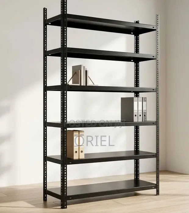 Heavy-Duty 6-Tier Metal Storage Rack - Industrial Shelving - 1