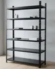 Heavy-Duty 6-Tier Metal Storage Rack - Industrial Shelving - 2