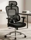 Kiti cha Ofisi cha Executive Ergonomic chenye Mgongo Mrefu wa Mesh - 1