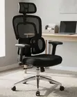 Kiti cha Ofisi cha Executive Ergonomic chenye Mgongo Mrefu wa Mesh - 3