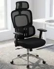 Kiti cha Ofisi cha Executive Ergonomic chenye Mgongo Mrefu wa Mesh - 5