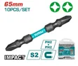 Total Impact Screwdriver Bit Set (10pcs) - 2