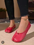 Tabi Flat Shoes for Ladies - White - 4