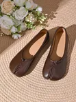 Tabi Flat Shoes for Ladies - White - 5