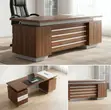 2M Straight Modern CEO Office Computer Desk - 1