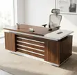 2M Straight Modern CEO Office Computer Desk - 2