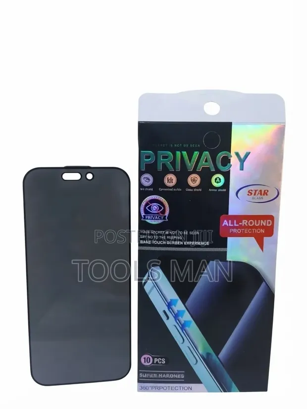 Privacy Glass Screen Protector for iPhone - 1