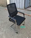 Office Visitor Chair - Model 8002 - Black - 1