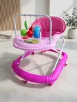 Baby Walker Ya Pink Na Tray Ya Shughuli - 2