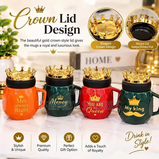 Royal Mugs - "My Queen" & "My King" - 1