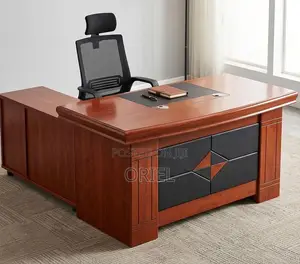 1400mm L-Shaped Manager Workstation - Modern Executive Desk