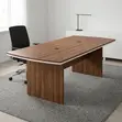 2.4 Meter Wooden Boardroom Table - 5