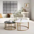 High Quality Nesting Coffee Table - White Glossy - 2