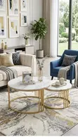High Quality Nesting Coffee Table - White Glossy - 3