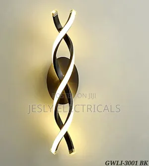 Spiral LED Wall Bracket Light