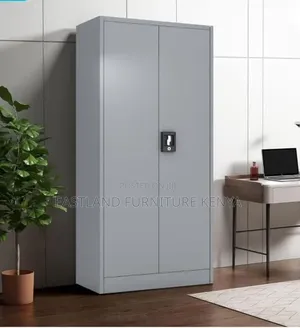 Kabati la Metal la Kimondefu lenye Milango 2 - Grey