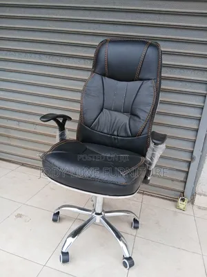 Boss Office Products Executive High Back Leather Office Chair