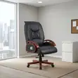 Ergonomic Leather Reclining Office Chair - 5