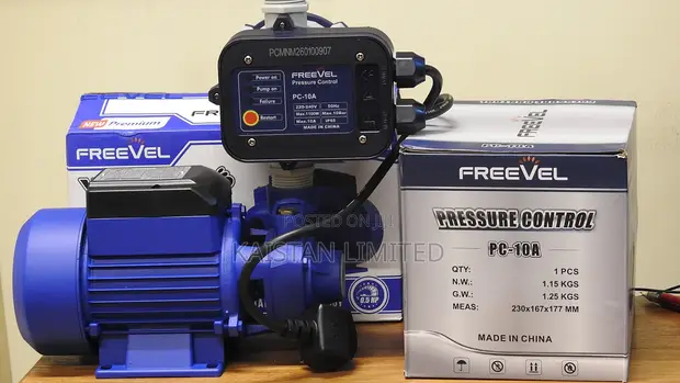 0.5HP Electric Booster Pump with Pressure Controller - 1
