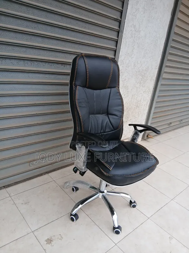 Boss Office Products High Back Leather Office Chair - 1