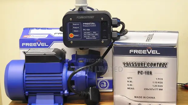 Freevel 0.5HP Pump ya Umeme ya Kuongeza Maji na Kidhibiti Shinikizo - 1
