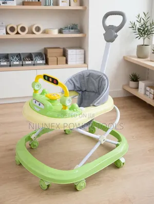 Multi-Function Baby Walker - Green & White