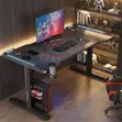 Stylish Ergonomic Gaming Table - Black - 2