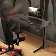 Stylish Ergonomic Gaming Table - Black - 5