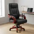 Executive Bliss Chair - Black Leather - 4