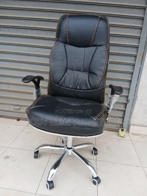 Executive Leather Office Chair - High Back