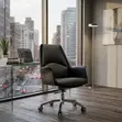 Mid Back Executive Office Chair - Black - 5