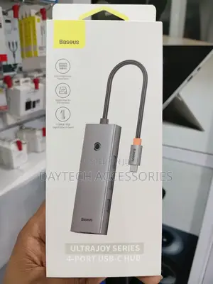 Baseus UltraJoy Series 4-in-1 USB-C Hub - Grey