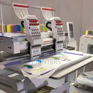 Mashine Mpya ya Embroidery ya Yinghe yenye Vichwa 2 na Sindano 12