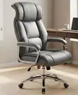 Kiti cha Ofisi cha Kijivu Kinachoweza Kurekebishwa - Kiti cha Kisasa cha Ergonomic - 1