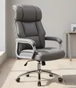 Kiti cha Ofisi cha Kijivu Kinachoweza Kurekebishwa - Kiti cha Kisasa cha Ergonomic - 3