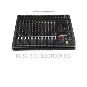 Omax PMX1208DU Mixer ya Professional ya Channels 12 na USB/Bluetooth