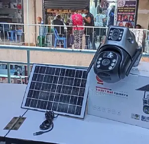 V380 4G Solar PTZ Dual Lens Camera with SIM Slot