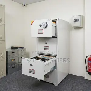 4-Drawer Top-Sec Diplomatic File Cabinet