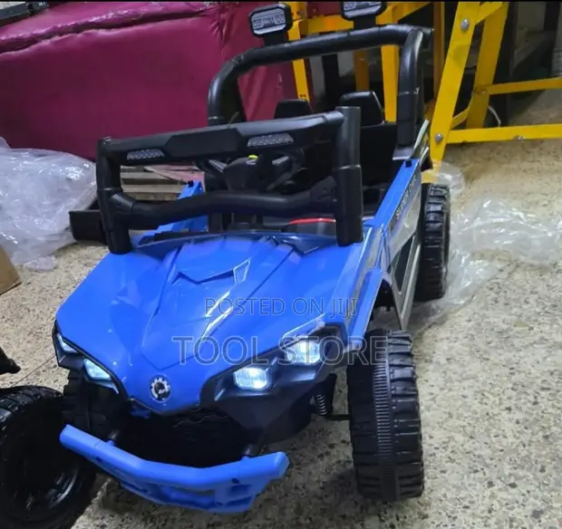 Stylish Children's Electric Car with LED Lights - 1