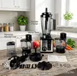 Bardefu 8-in-1 Blender na Food Processor ya Stainless Steel - 2